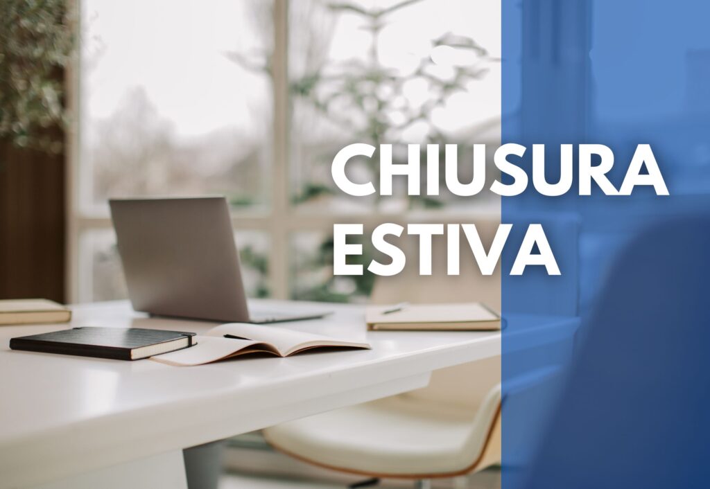 Avviso di chiusura estiva dall’11 al 15 agosto